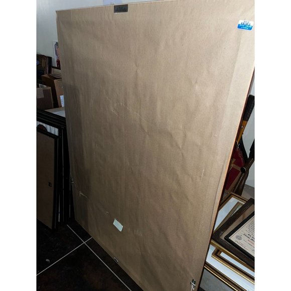 Original Vintage Zenith Watch Poster by Paul Colin c1950 Art Deco large framed - Picture 9 of 10